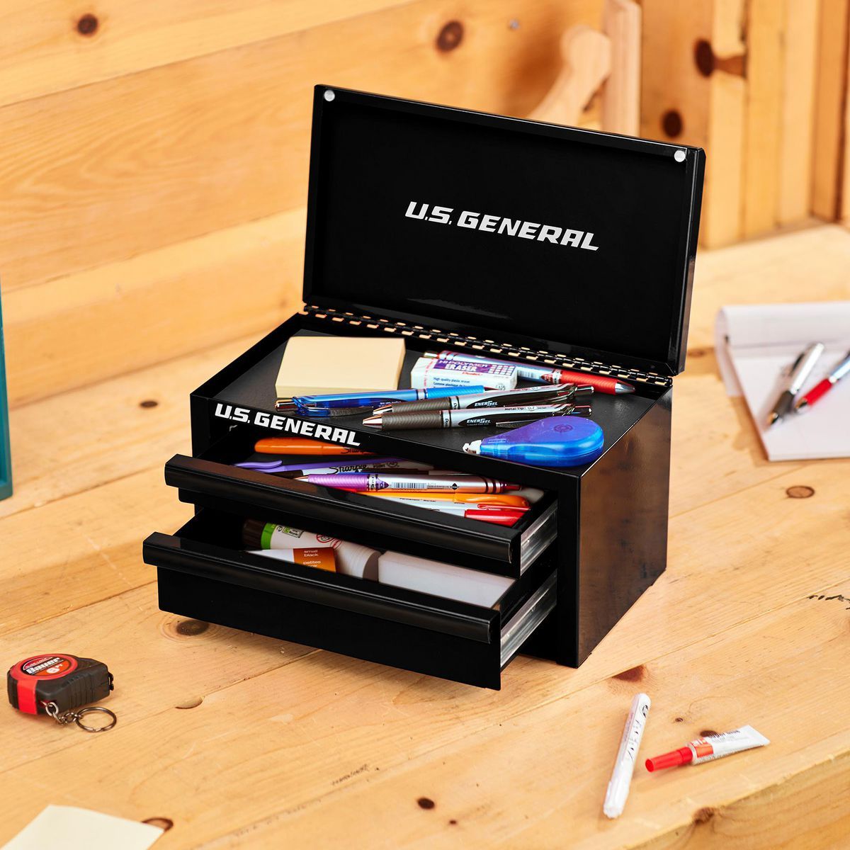 U.S. GENERAL Mini Steel Tool Box