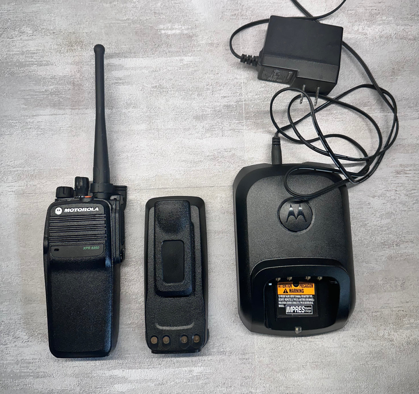 Motorola Xpr 6350 Q-Split 403-470 MHz New Housing, Starter Pack 1 Radio Kit