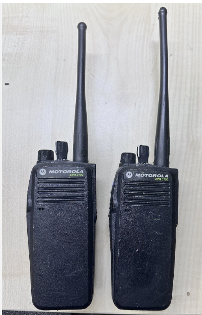 Lot of 2 Motorola Xpr 6100 Uhf Radios Pre-Owned Tested & Working Condition
